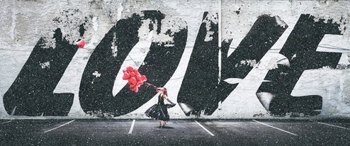 Love is in the Air by David Drebin - C-Type Print with Diamond Dust